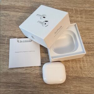 Apple AirPods 4 Active Noise Cancellation Wireless Earbuds White
